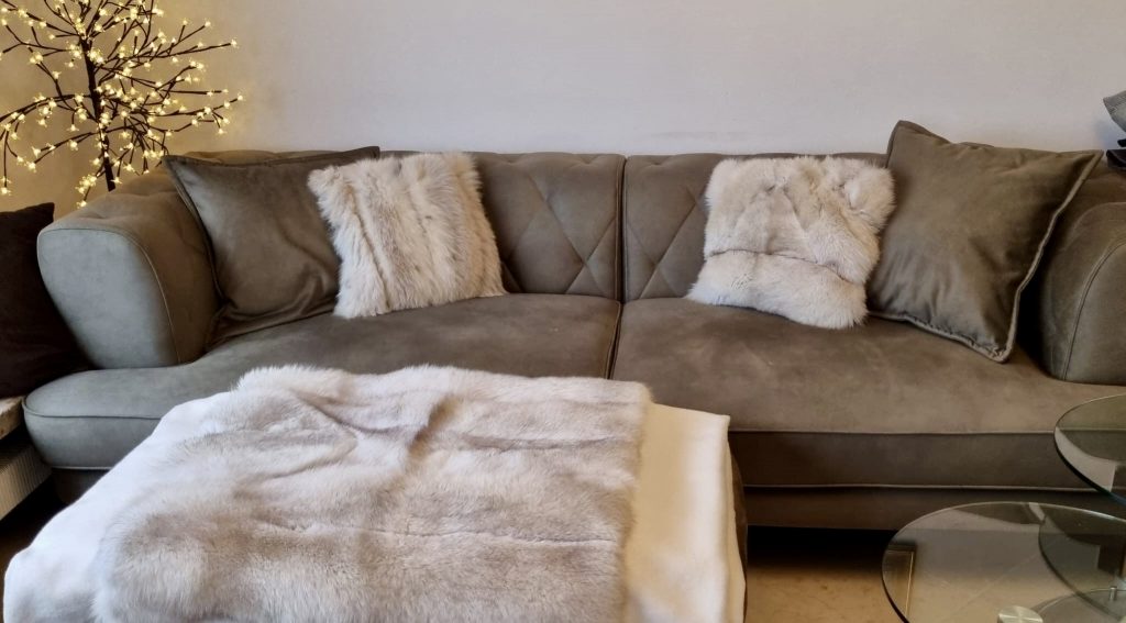 Blaufuchsdecke und Blaufuchspolster